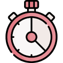 a cartoon stopwatch